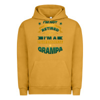 Pigment Peanut Butter i'm not retired i'm a professional grampa Urban Hoodie - Jasminsmagicworld