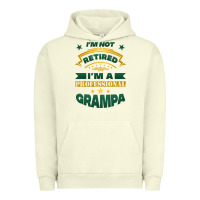 Pigment Pistachio i'm not retired i'm a professional grampa Urban Hoodie - Jasminsmagicworld