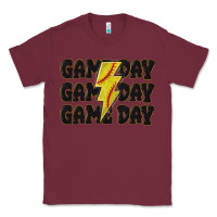 Burgundy game day game day game day softball Classic Tee - MaliasSmallBusiness