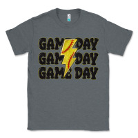 Charcoal Heather game day game day game day softball Classic Tee - MaliasSmallBusiness
