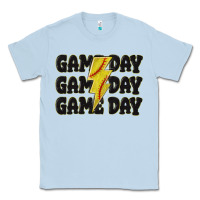 Dusty Blue game day game day game day softball Classic Tee - MaliasSmallBusiness