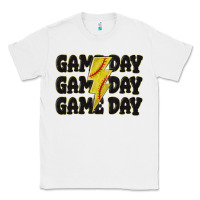 White game day game day game day softball Classic Tee - MaliasSmallBusiness