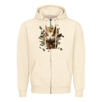 Sandshell bad rabbit Zipper Hoodie - Unal Design