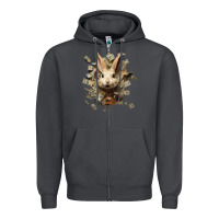Smoke bad rabbit Zipper Hoodie - Unal Design