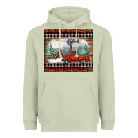 Matcha Christmas farm and truck Heavyweight Hoodie - RanaPortraitStore