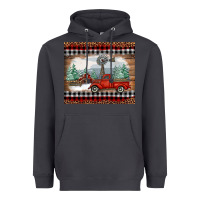 Smoke Christmas farm and truck Heavyweight Hoodie - RanaPortraitStore