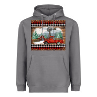 Storm Christmas farm and truck Heavyweight Hoodie - RanaPortraitStore
