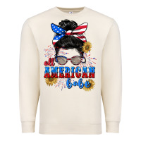 Sandshell All American Babe 4th of July Premium Sweatshirt - CowGirlArtShop