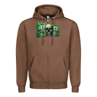 Chestnut money Zipper Hoodie - Unal Design