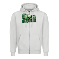 Dove Grey money Zipper Hoodie - Unal Design