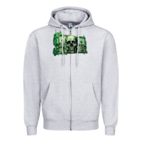 Heather Grey money Zipper Hoodie - Unal Design