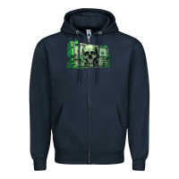 Navy money Zipper Hoodie - Unal Design