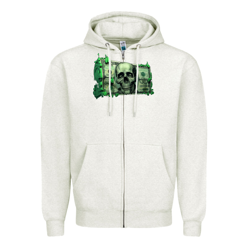 Money Zipper Hoodie by Unal Design | Teevron