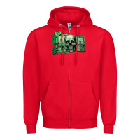 Red money Zipper Hoodie - Unal Design