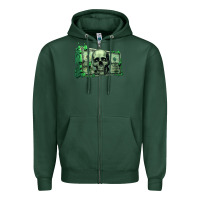 Sports Green money Zipper Hoodie - Unal Design