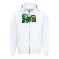 White money Zipper Hoodie - Unal Design