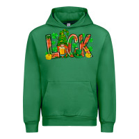 Emerald luck with gnome and beer Urban Hoodie - NancyCooperArtShop