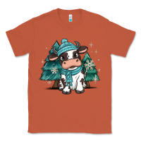 Copper winter i'm udderly freezing baby cow Classic Tee - MaliasSmallBusiness