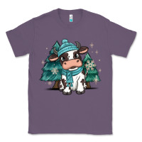 Lavender winter i'm udderly freezing baby cow Classic Tee - MaliasSmallBusiness