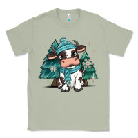 Matcha winter i'm udderly freezing baby cow Classic Tee - MaliasSmallBusiness