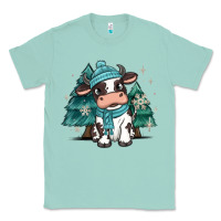 Seafoam winter i'm udderly freezing baby cow Classic Tee - MaliasSmallBusiness