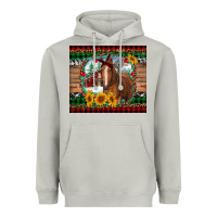 Moon Dust christmas farm and horse Heavyweight Hoodie - RanaPortraitStore