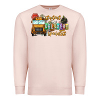 Pale Pink Student Delivery Specialist Premium Sweatshirt - CowhideDigitalArt
