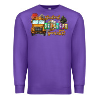Purple Student Delivery Specialist Premium Sweatshirt - CowhideDigitalArt