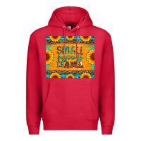 Cardinal small business mama leopard turquoise aztec serape cowhide sunflowers Premium Hoodie - Artiststas