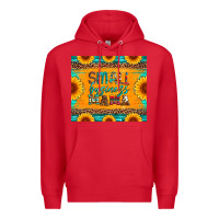 Red small business mama leopard turquoise aztec serape cowhide sunflowers Premium Hoodie - Artiststas