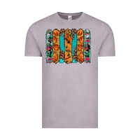 Vintage Zinc basketball serape cowhide turquoise leopard glitter  brushstrokes Vintage Tee - Artiststas