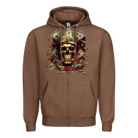 Chestnut bad money Zipper Hoodie - Unal Design
