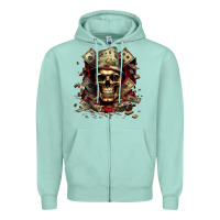 Seafoam bad money Zipper Hoodie - Unal Design
