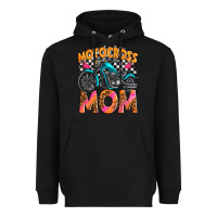 Black motocross mom Heavyweight Hoodie - texasbilliewilder