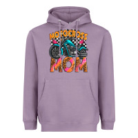 Lavender motocross mom Heavyweight Hoodie - texasbilliewilder