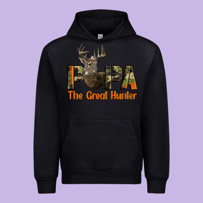 Western Papa The Great Deer Hunter Urban Hoodie Designed By Lillyallendesigns