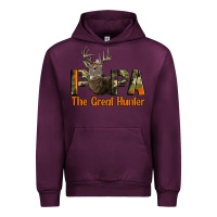 Mauve Wine Western Papa The Great Deer Hunter Urban Hoodie - LillyAllenDesigns