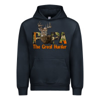 Navy Western Papa The Great Deer Hunter Urban Hoodie - LillyAllenDesigns