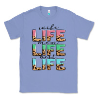Colony Blue wife life mom life best life Classic Tee - MaliasSmallBusiness