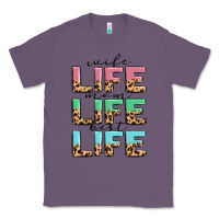 Lavender wife life mom life best life Classic Tee - MaliasSmallBusiness
