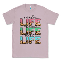 Lilac wife life mom life best life Classic Tee - MaliasSmallBusiness