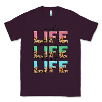 Plum wife life mom life best life Classic Tee - MaliasSmallBusiness