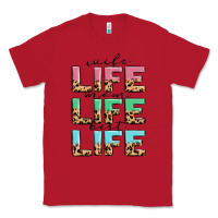 Red wife life mom life best life Classic Tee - MaliasSmallBusiness