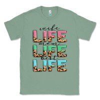 Sage wife life mom life best life Classic Tee - MaliasSmallBusiness