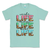 Seafoam wife life mom life best life Classic Tee - MaliasSmallBusiness