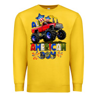 Lemon All American Boy 4th july Premium Sweatshirt - CowGirlArtShop