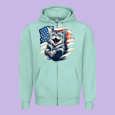 Zipper Hoodie cat1