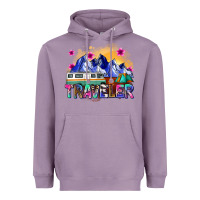 Lavender traveler Heavyweight Hoodie - Zillion Design Studio