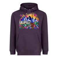 Plum traveler Heavyweight Hoodie - Zillion Design Studio