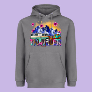 Traveler Heavyweight Hoodie Designed By Zillion Design Studio